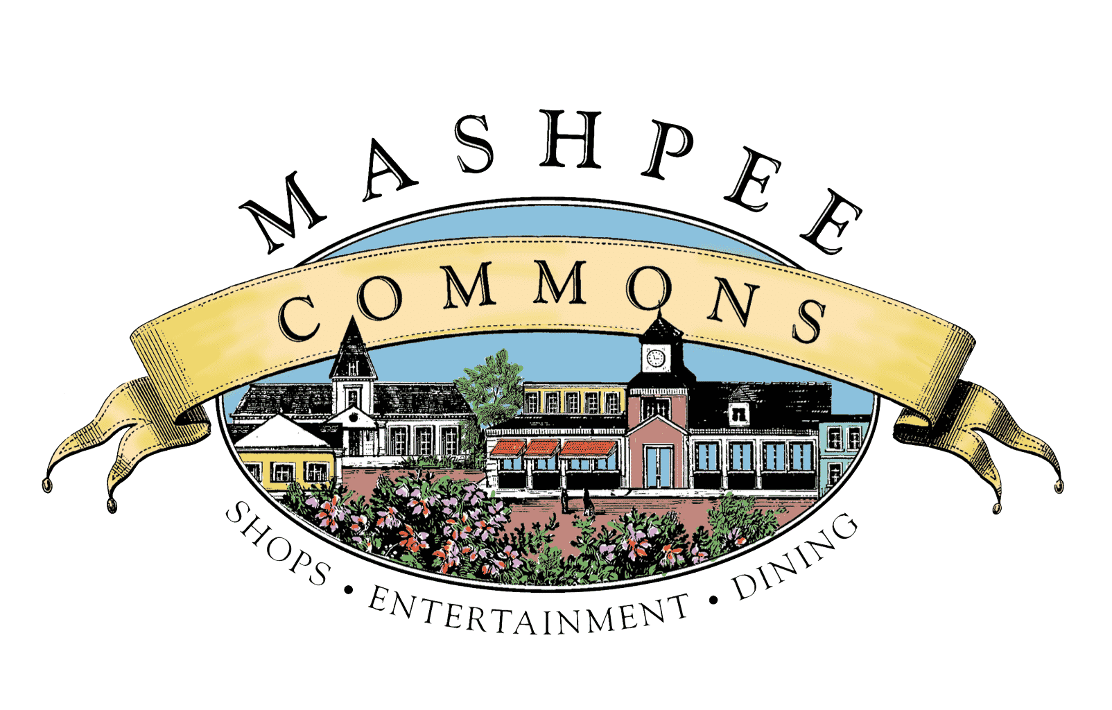 logo-mashpeecommons-before logo: Mashpee Commons after